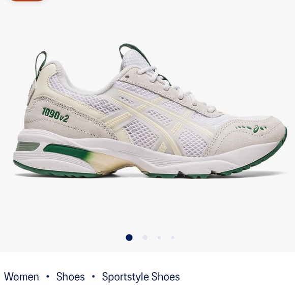 ASICS
WOMEN GEL-1090 V2
RUNNING SHOE size 11 men 9 gently used COLOR:WHITE/green - Picture 3 of 14